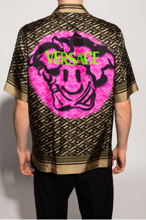 VERSACE(ヴェルサーチヴェルサーチェ) Box Embroidery Logo T